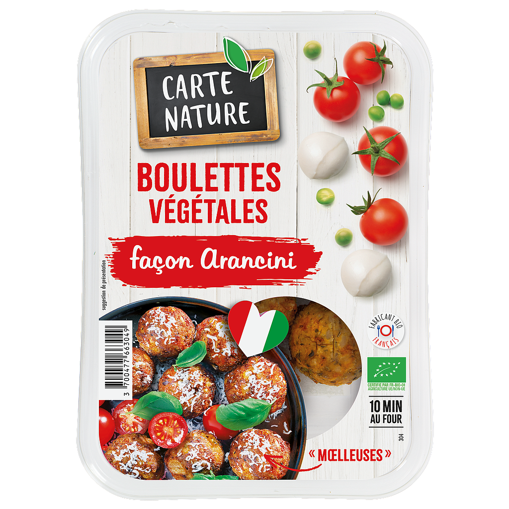 Boulettes végétales façon Arancini